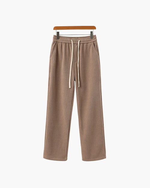 Roman Crest Trousers – Sand Nude